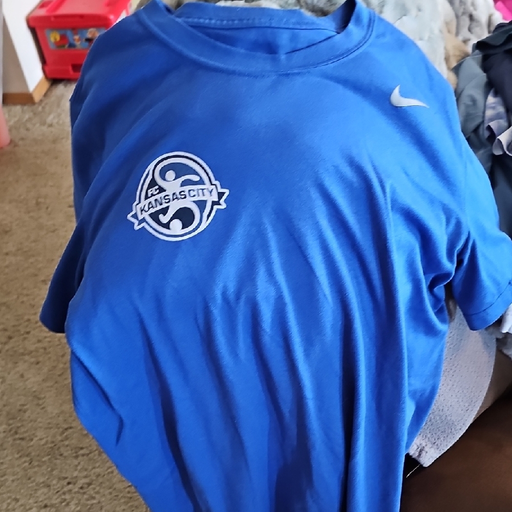 Nike Kids Blue Kansas City Tee